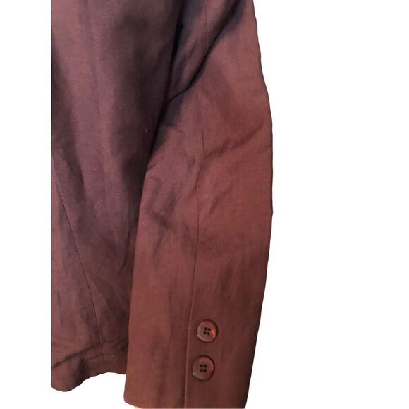 Express linen long line button front vintage 90 blazer Size 2 - Picture 6 of 13